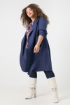 Plain cupro trench coat