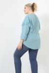 Plain voile blouse with éco-responsable fabric (shipping February 15/20)