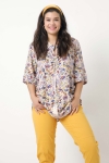 Paisley printed blouse eco-responsible fabrics