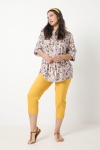 Paisley printed blouse eco-responsible fabrics