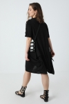 Modal dress with cut out sleeves