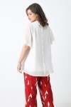 Plain voile shirt