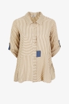 Shirt with striped pattern