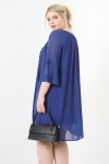 Plain voile dress with eyelets (shipping January 25/31)