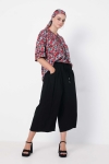 Pantalon jupe culotte unie