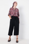 Pantalon jupe culotte unie