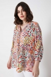 Floral printed viscose shirt (shipping 5/10 February)