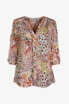 Floral printed viscose shirt (shipping 5/10 February)