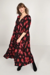 Printed viscose dress