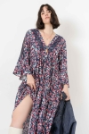 Bohemian Style Floral Print Dress