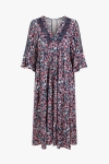 Bohemian Style Floral Print Dress