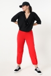 Plain V-neck blouse in eco-responsible material