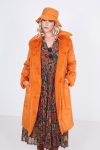 Vegan Shearling 7/8 Coat