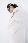 Vegan Shearling 7/8 Coat