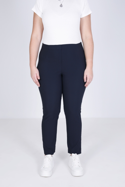 Straight-leg trousers in eco-friendly bengaline