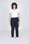 Straight-leg trousers in eco-friendly bengaline