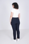 Straight-leg trousers in eco-friendly bengaline