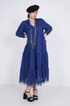 bohemian style long lace dress