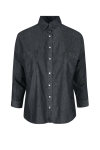 Chemise  courte en jeans