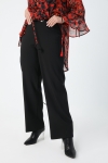 Pantalon noir en bistrech premium