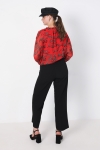 Black trousers in premium bistrech