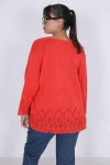 honeycomb and openwork knit cardigan