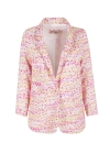 Veste tailleur multicolor fantaisie 