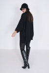 Blouse oversize avec col paillette 