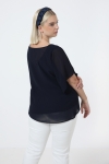 Lined plain voile blouse