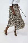 Bohemian style skirt in printed voile