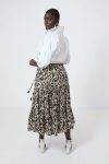 Bohemian style skirt in printed voile