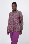 Trapeze print shirt