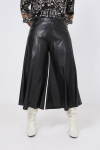Faux leather culottes