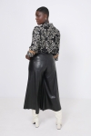 Faux leather culottes