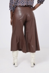 Faux leather culottes