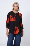 Blouse imprimée matière éco-responsable