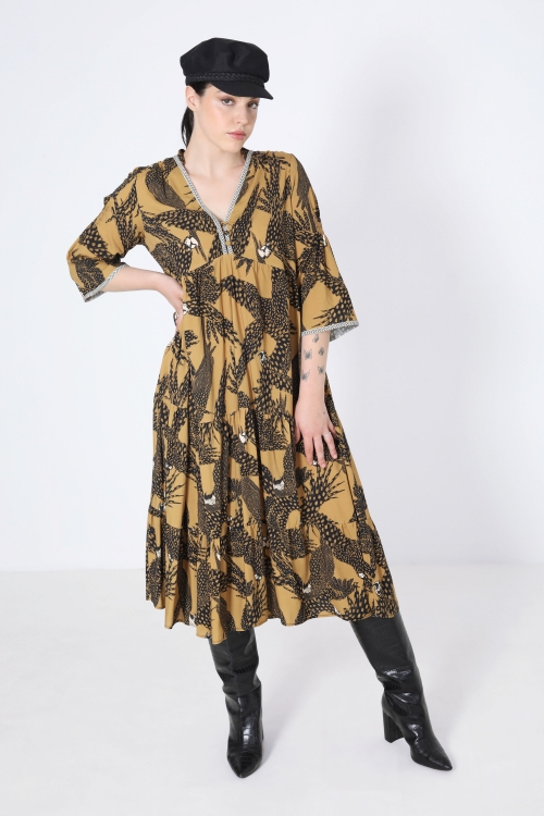 Robe imprimée de style bohéme