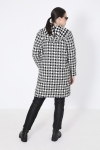 Houndstooth vest with hood