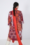 Printed dress in a liquette shape.