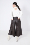 Jupe culotte en similicuir