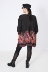 Long printed tunic with a base