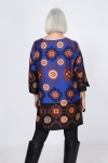 Tunic in basic pattern print