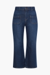 flared style stone jeans