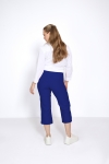 Pantalon uni coupe évasé au bas