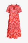 Long dress in patchflower print