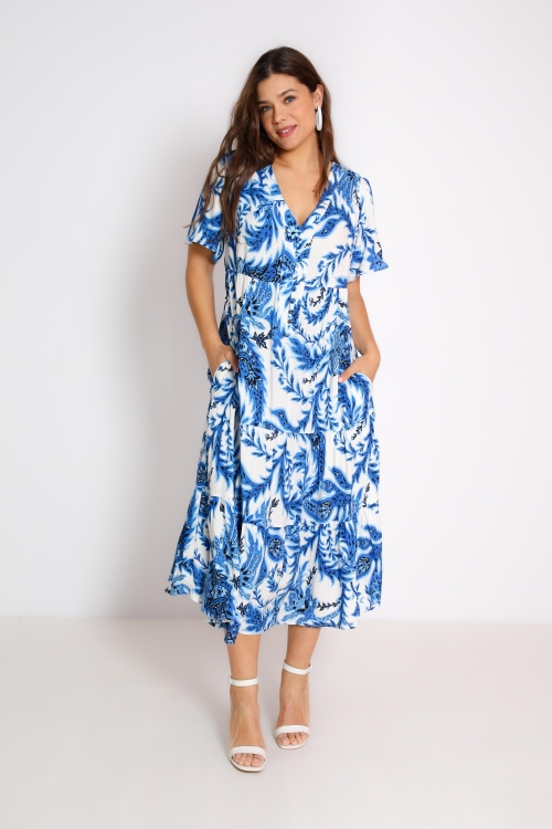 Robe longue imprimé floral