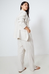 Plain linen suit jacket