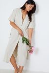 Long linen dress