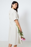 Long linen dress