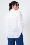 White embroidered shirt